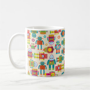 Taza De Café Patrón de fondo inalámbrico y transparente con bob
