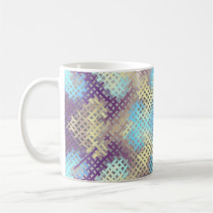 Taza De Café Patrón de fondo sin inconvenientes. Imitación de u