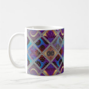 Taza De Café Patrón de fondo sin inconvenientes. Patrón de arte