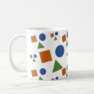 Taza De Café Patrón de formas geométricas personalizadas en pas