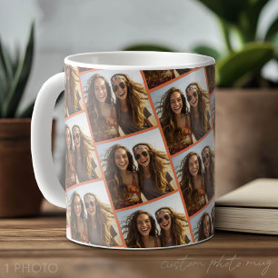 Taza De Café Patrón de foto familiar impreso en todo - Imagen c