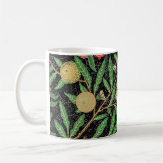 Taza De Café Patrón de frutas vintage de William Morris