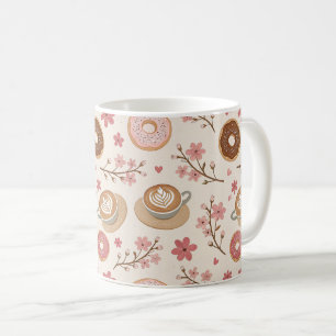 Taza De Café Patrón de funda de café Flor de Cerezo (3)