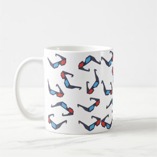 Taza De Café Patrón de gafas 3D