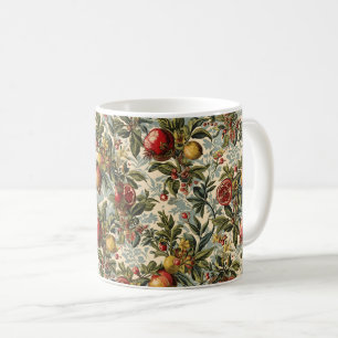 Taza De Café Patrón de granada de William Morris Fruit