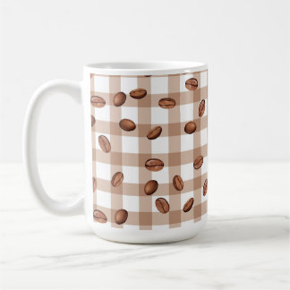 Taza De Café Patrón de grano de café