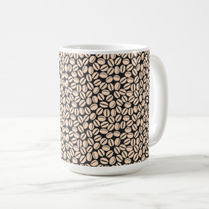 Taza De Café Patrón de habas de café