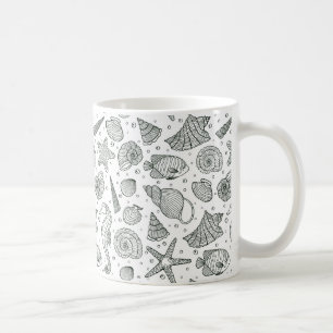 Taza De Café Patrón de habitantes oceánicos 3