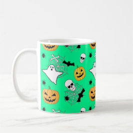 Taza De Café Patrón de Halloween