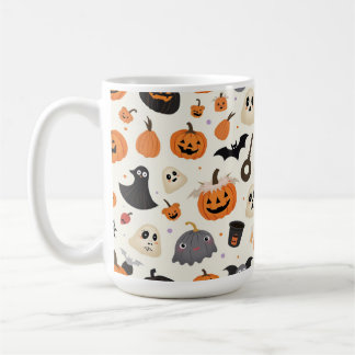 Taza De Café Patrón de Halloween