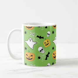 Taza De Café Patrón de Halloween
