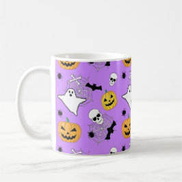 Taza De Café Patrón de Halloween