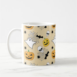 Taza De Café Patrón de Halloween