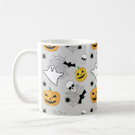 Taza De Café Patrón de Halloween