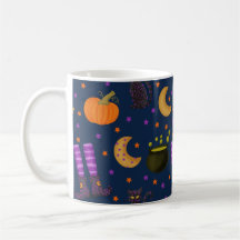 Patrón de Halloween lindo y caprichoso
