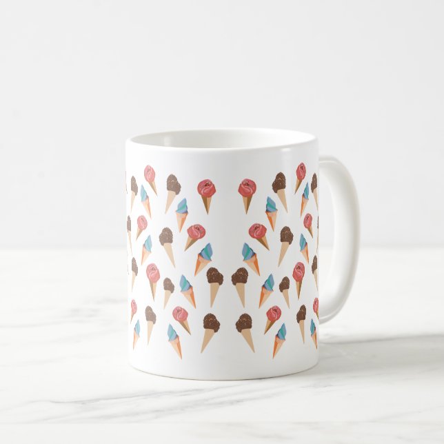Taza De Café Patrón de helados (Anverso derecho)