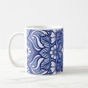 Taza De Café Patrón de Henna Seamless de la etnia oriental