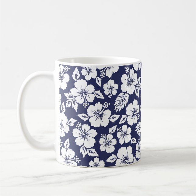 Taza De Café Patrón de Hibiscus (Izquierda)
