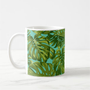 Taza De Café Patrón de hojas