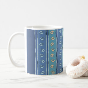 Taza De Café Patrón de huella de pata