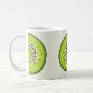 Taza De Café Patrón de ilustracion de Kiwi Slice