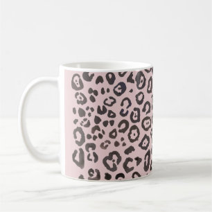 Taza De Café Patrón de impresión de animales de leopardo