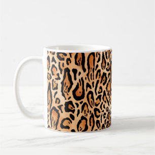 Taza De Café Patrón de impresión de chita color agua