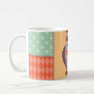 Taza De Café Patrón de infiltración de la lechuza
