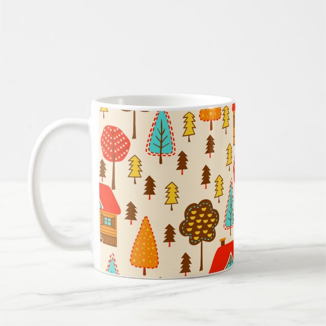Taza De Café Patrón de infiltración de selva (Izquierda)