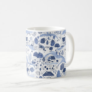 Taza De Café Patrón de Inodoro del Campo Inglés