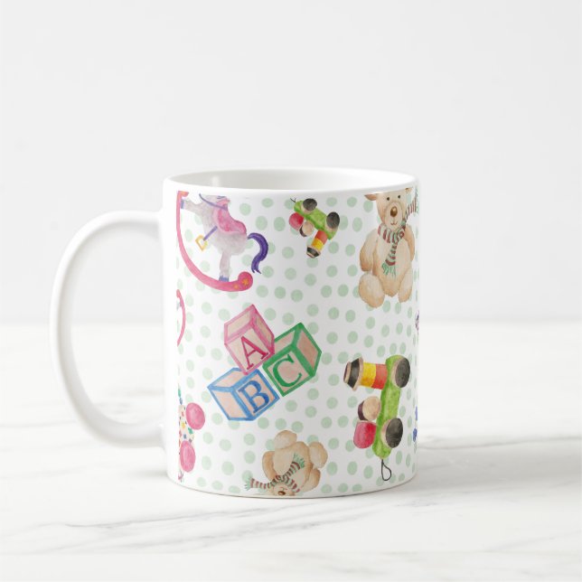 Taza De Café Patrón de juguetes para niños (Izquierda)