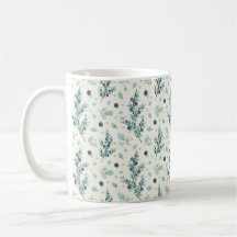 Patrón de Juniper y Bayas Mug