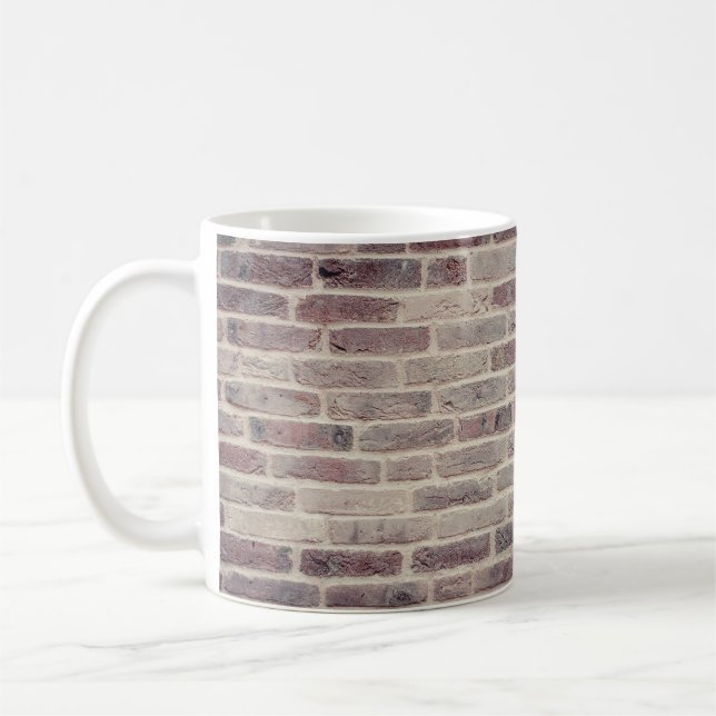 Taza De Café Patrón de ladrillo (Izquierda)