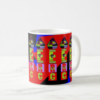 Taza De Café Patrón de lápiz de alfabeto aleatorio