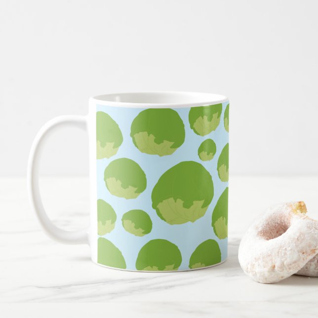 Taza De Café Patrón de lechuga (Con donut)