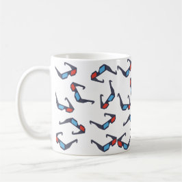 Taza De Café Patrón de lentes 3D