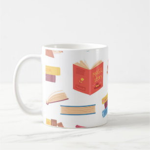 Taza De Café Patrón de libro