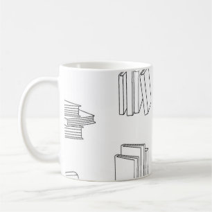 Taza De Café Patrón de libro