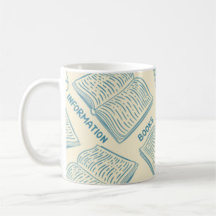 Taza De Café Patrón de libro