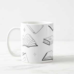 Taza De Café Patrón de libro
