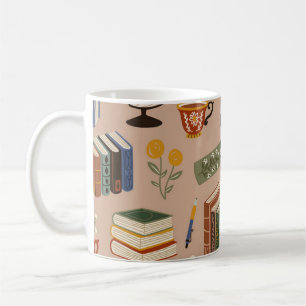 Taza De Café Patrón de libro