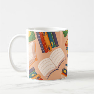 Taza De Café Patrón de libro