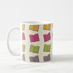 Taza De Café Patrón de libro