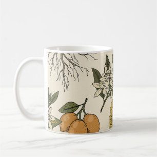 Taza De Café Patrón de limón vintage