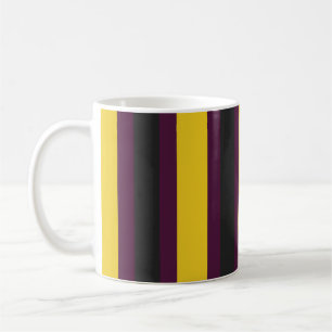 Taza De Café Patrón de lineas Amarillo