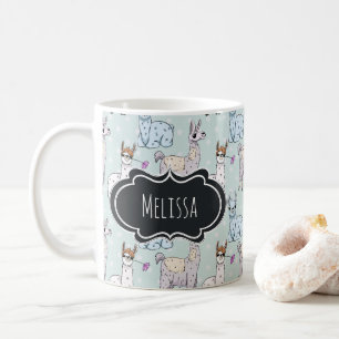Taza De Café Patrón de llamada cuta en puntos de polka