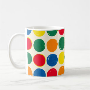 Taza De Café Patrón de lunares colorido de Emma Bridgewater