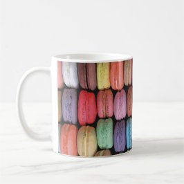 Taza De Café Patrón de Macaron francés colorido