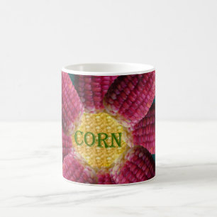 Taza De Café Patrón de maíz rojo