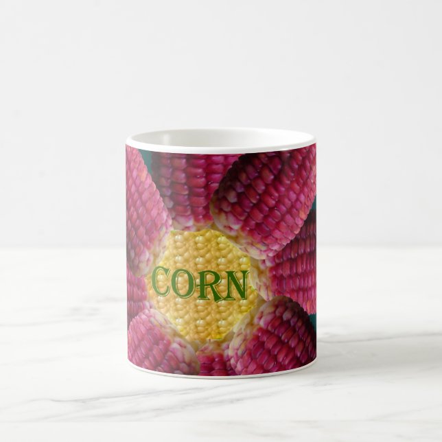 Taza De Café Patrón de maíz rojo (Centro)